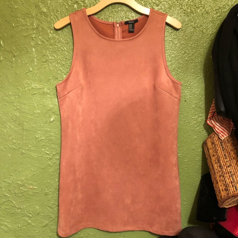Suede Pink Dress